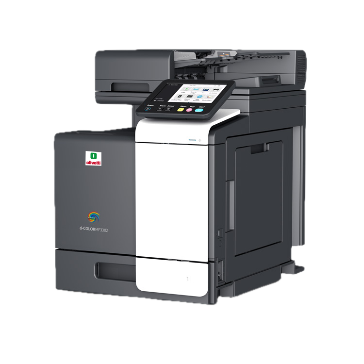 Olivetti d-Color MF3302 — Copiadora A4 color en renting desde 25,99 euros al mes